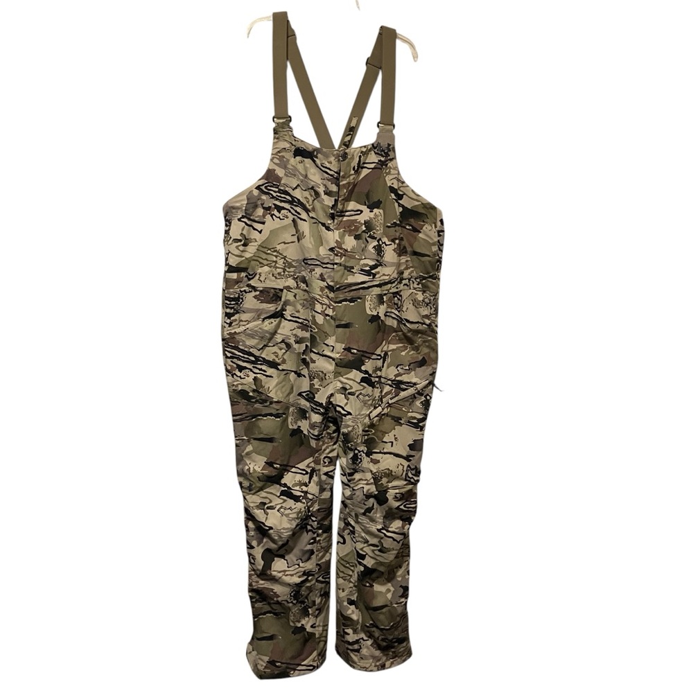 Under Armour Grit Mid Season Bib Pants Barren Camo 1316872-999 Men's Size 3XL